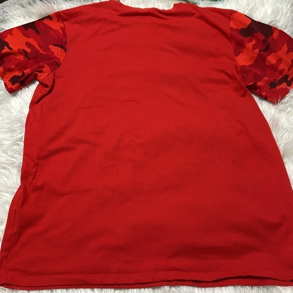 THE NIKE TEE DRI-FIT BSBL RED SZ L